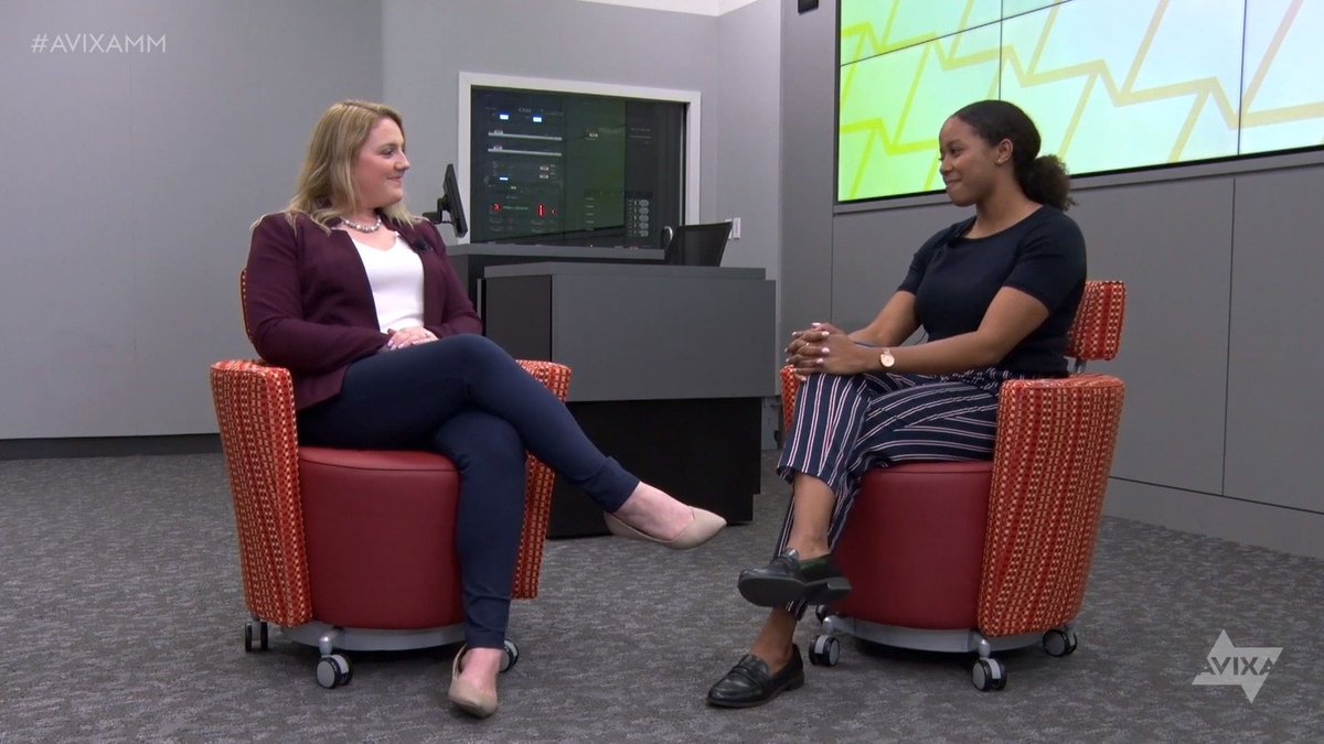 AVIXA's tweet photo. In this week's AVIXA Market Minute, Hanane talks to Senior Director of Member Services Amanda Eberle Boyer about the recent Experience event at Mercedes-Benz Stadium in Atlanta. https://t.co/RrYu2rLled #AVIXAMM @MandaEbs @HananeAbdalla #AVIXAexperience https://t.co/eP0VcedKWA