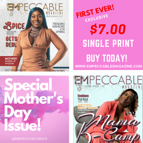 EmpeccableCo's tweet photo. Happy May 1st! #EmpeccableMagazine is proud to release their first ever #EXCLUSIVE Double issue Featuring Cover Models BET's @spiceofficial and Celebrity mom @mamakcamp ! Order yours today!
#bempeccable #celebritymomsofatlanta #loveandhiphop @empeccable #mothersday #may #moms https://t.co/BsuUSEoGJW