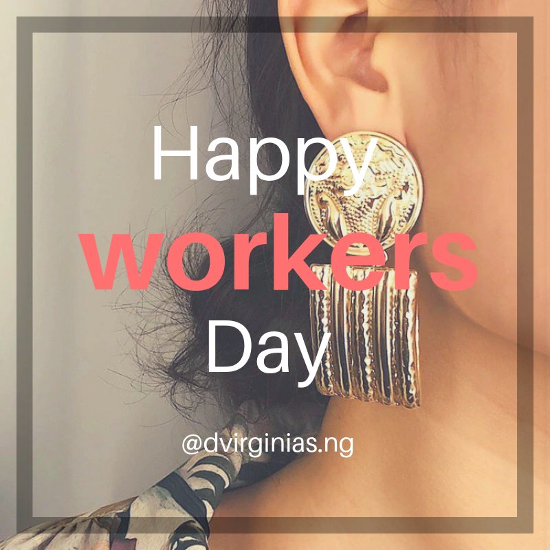 Not too late to say Happy workers's Day Shop this same earrings in store One piece left Price : 2300Please send a Dm to order  #GTBankFoodDrink  #BARLFC  #barlev