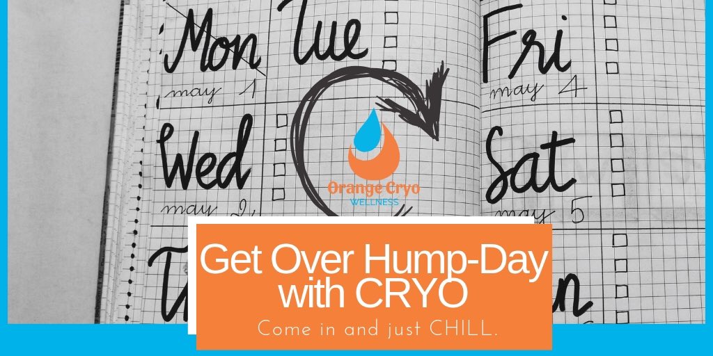 Experiencing those Hump-Day blues? Stop by Orange Cryo Wellness of West Chester and revitalize your week with a cool Whole Body Cryo treatment.

Learn more at
westchester.orangecryo.com
#cryotherapy