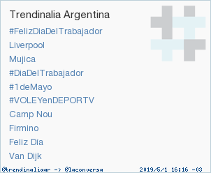 Trendinalia Argentina 🇦🇷 tweet media