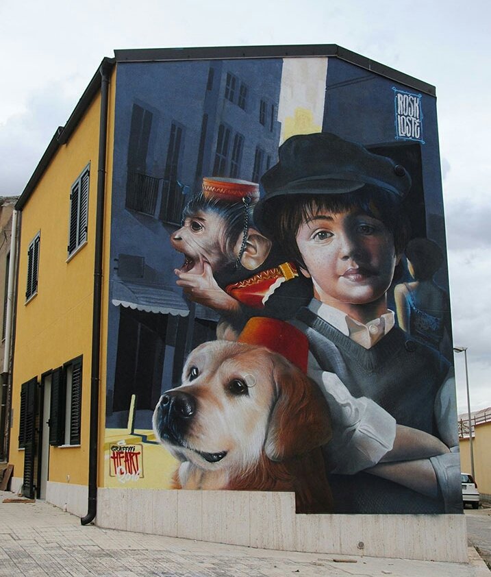 MolinaStreetArt's tweet photo. 'Senza Famiglia' by Italian duo Rosk & Loste in Serradifalco, Sicily, Italy (2016)
#roskloste #serradifalco #sicily #italy #streetart #sicilystreetart #sicilygraffiti #sicilymural #streetart #urbanart #muralart #mural
📷 via https://t.co/LMJ1xa78d3 | https://t.co/2nsVWp4f8q https://t.co/vk1HwbsTKG