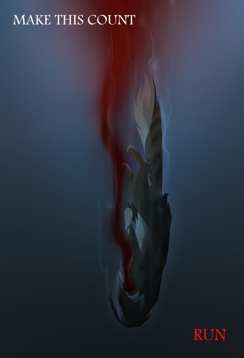 lambhopp's tweet photo. Quick doodle I did yesterday of Needletails death!
#needletail
#warriorcats
#avos
#avisionofshadows https://t.co/5waeedsi5e