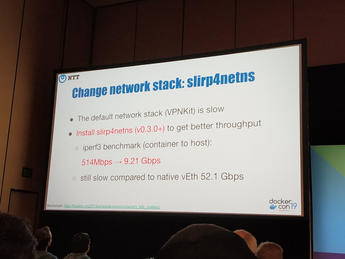 ajeetsraina's tweet image. Useful tips by @_AkihiroSuda_ for #Rootless Docker #DockerCon2019