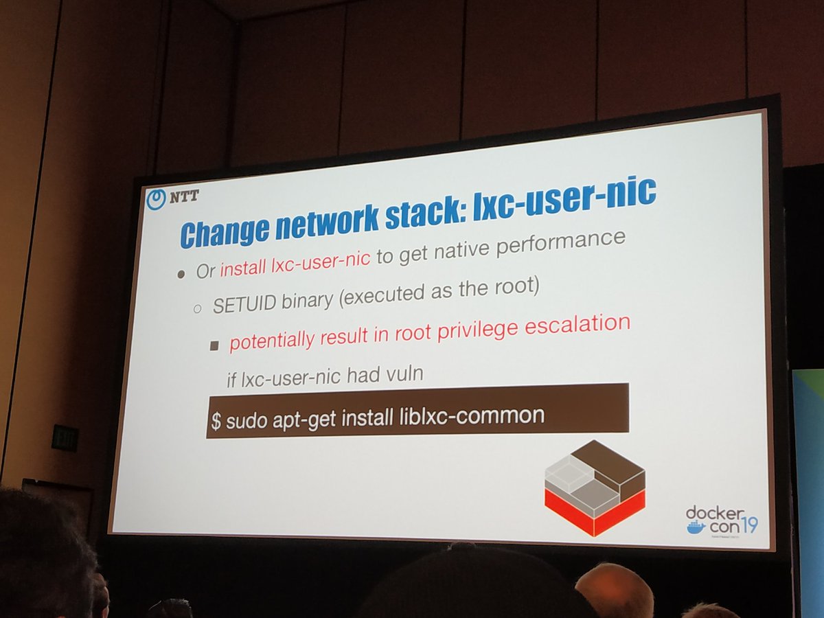 ajeetsraina's tweet image. Useful tips by @_AkihiroSuda_ for #Rootless Docker #DockerCon2019