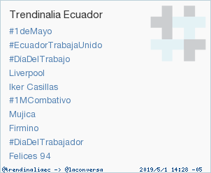 'Liverpool' acaba de convertirse en TT ocupando la 4ª posición en Ecuador. Más en trendinalia.com/twitter-trendi… #trndnl