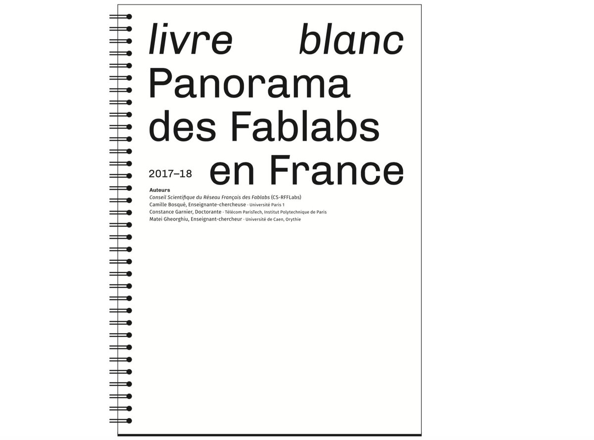 RFFLabs's tweet photo. “Fablabs activistes, Fablabs start-upers, Fablabs associatifs, Fablabs universitaires ou privés, Fablabs ruraux ou Fablabs urbains... aucune catégorie ne semble résoudre le problème de la classification des Fablabs” 📔 Pour en savoir plus #LBFablabs : https://t.co/jJs1Nm0cfn https://t.co/upW2xQUmTG
