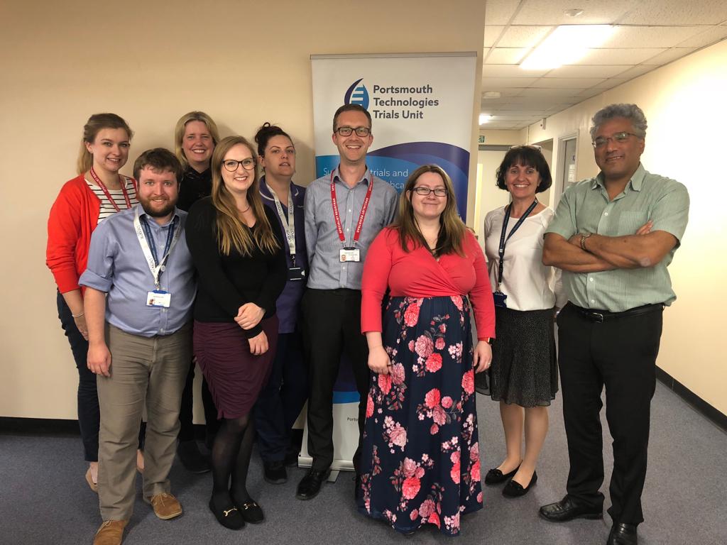 Successfully recruited 3 patients into our new lung cancer study on the first day. Well done Portsmouth respiratory  team, you have been amazing!