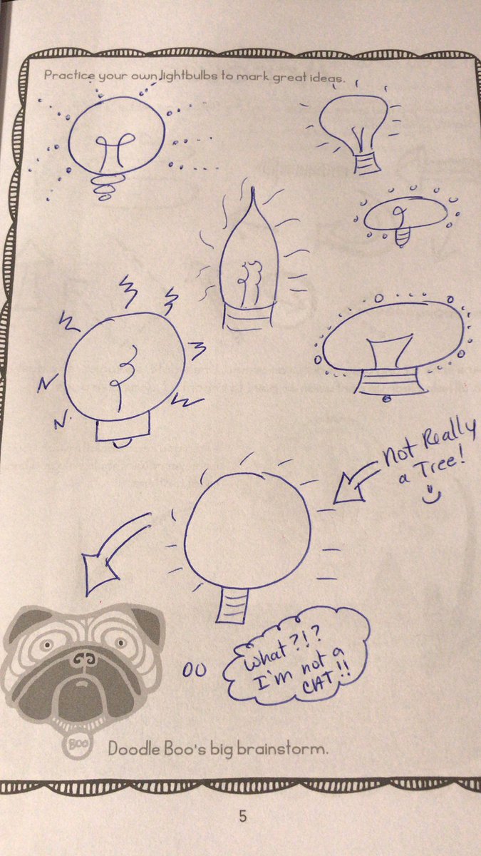 Tsquared_100's tweet image. #sketchEDnh  seeing the light! Week 1 Lightbulbs