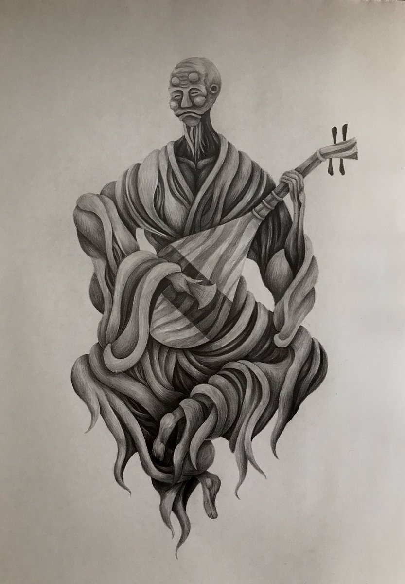 あつつき בטוויטר 琵琶法師 イラスト 鉛筆画 琵琶法師 令和最初の創作クラスタフォロー祭り 令和最初の絵描きさんと繋がりたい あつつき בטוויטר 琵琶法師 イラスト 鉛筆画 琵琶法師 令和最初の創作クラスタフォロー祭り 令和最初の絵描きさんと繋がりたい