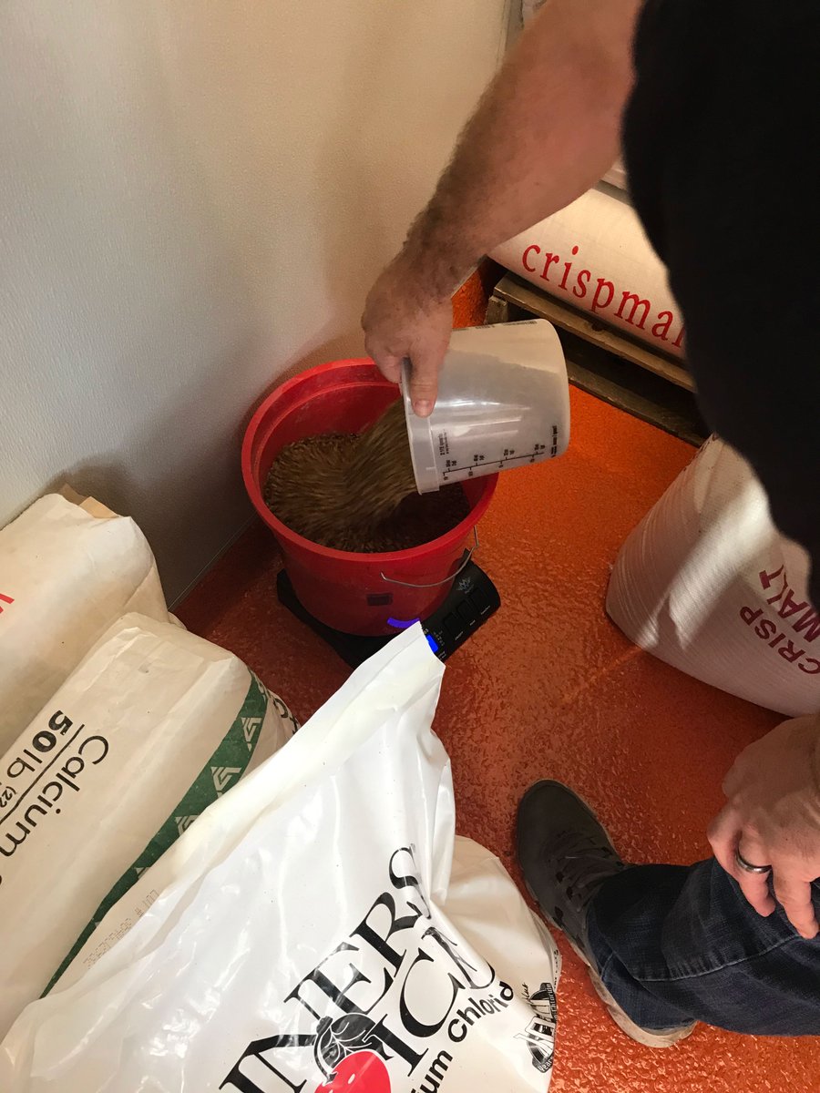 ClermontBrewCo's tweet photo. Take a peak into our brewing process! 

First up: preparing the ingredients, mashing in the grains and water and then filtering out the grains from the liquid.

#BrewingProcess #BrewingBeer #CraftBeer #ClermontBrewingCompany https://t.co/S9g6pd6Rsv