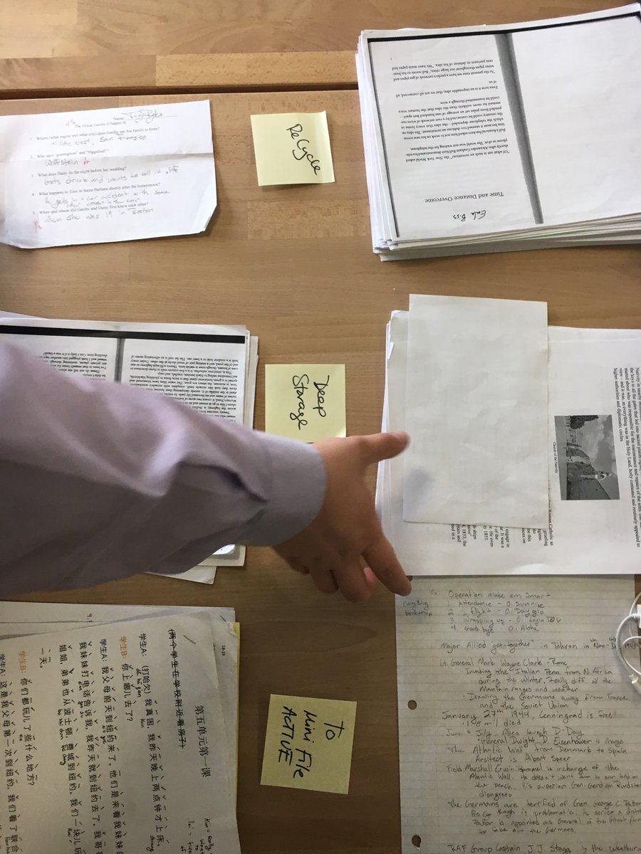 Breck_PCC's tweet image. Student organization to reduce cognitive load. #recycle #deepstorage #activeuse