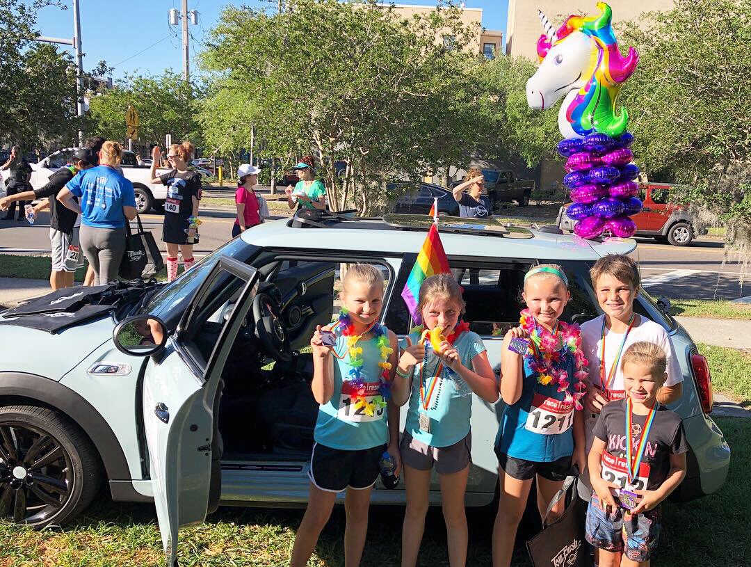 TomBushMINI's tweet photo. We’re proud to have been the Pace Car for @JASMYNJax’s #StridesForPride5k! Thanks to @201WRAP for the awesome job helping us celebrate their 25 year anniversary! 
#Strides19 #StridesForPride5k #JASMYNJAX #TomBushMINI #201Wrap #TomBushCares https://t.co/BAvsXCJFqe