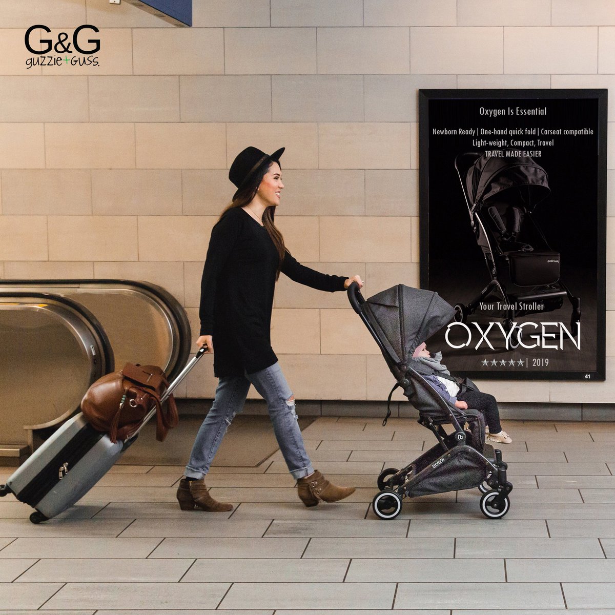 guzzie and guss oxygen stroller