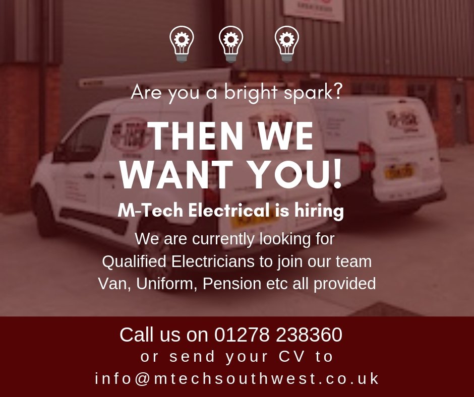 MtechElec's tweet image. We are hiring - get in touch for more information......