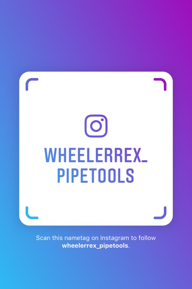 WheelerRex's tweet photo. Be sure to follow us on Instagram! That’s where all the magic happens ✨✨ #plumbing #plumbers #contractors #tools https://t.co/7olmag2wNm