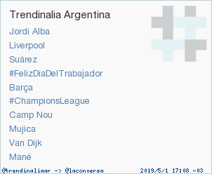 Trendinalia Argentina 🇦🇷 tweet media