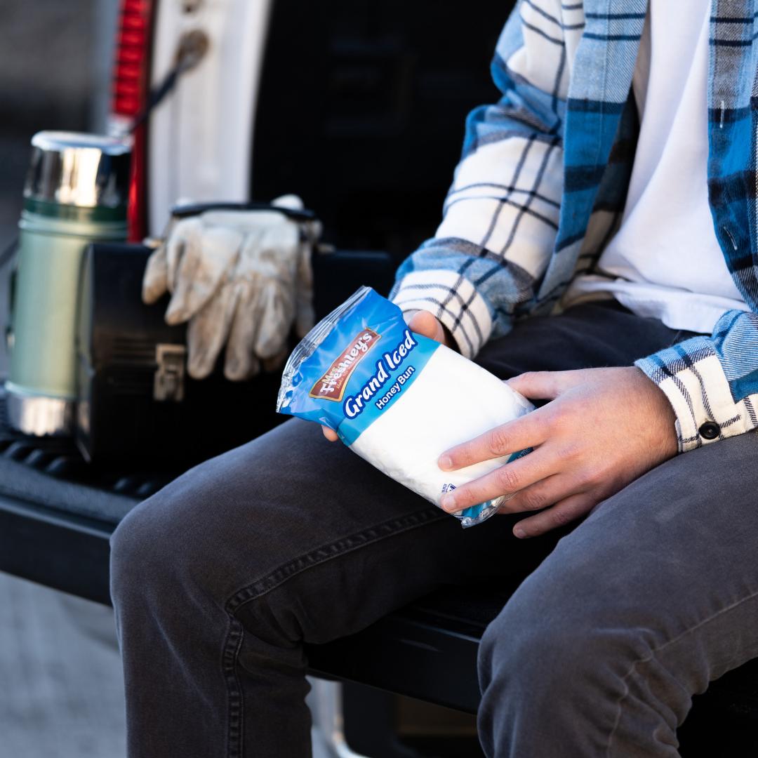 Snack bigger with our GRAND Iced Honey Bun!