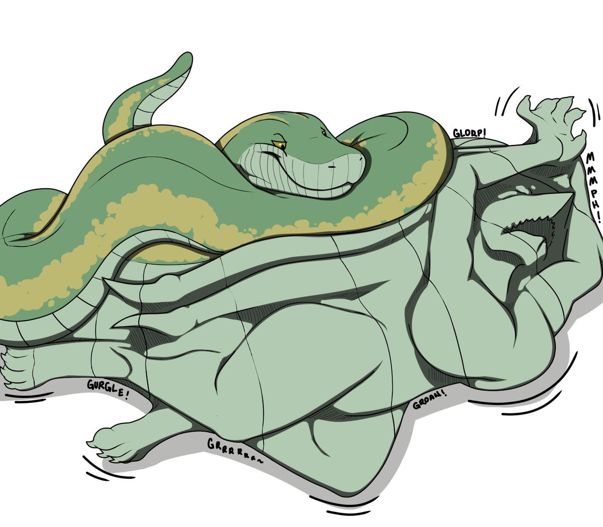 Heartman98 on X: Commissioned by anonymous, Khanivore devoured by Snake  Vore Snake Khanivore t.cocTyjx7ZI1e  X