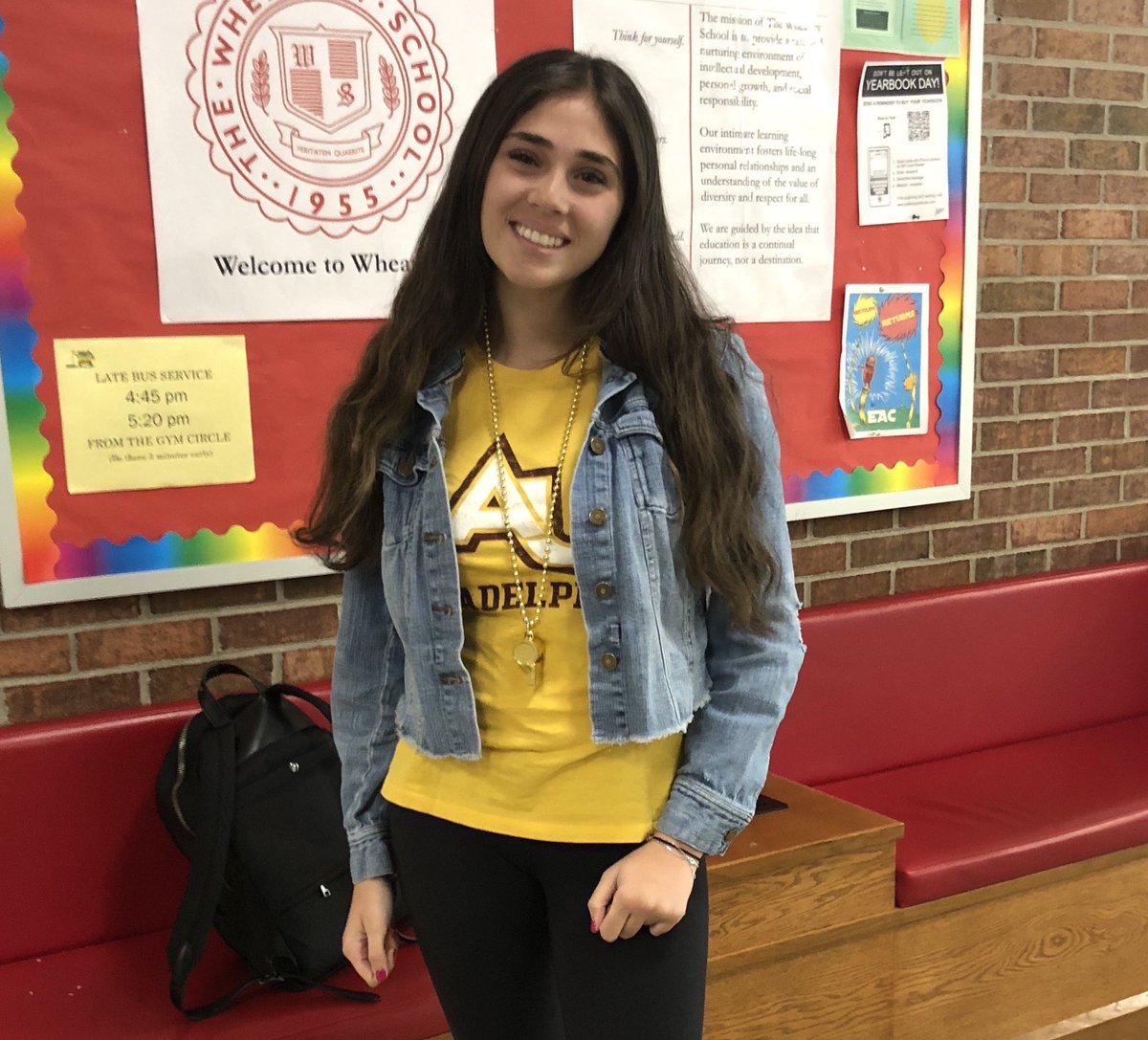WheatleySchool's tweet image. Jolie will bring her talents and kindness to @AdelphiU next year! Congratulations! #DecisionDay #AdelphiAccepted