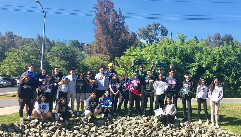 Today is #collegesweatshirt day for graduating seniors! #spsv seniors proudly wearing their new school colors and inspiring others in their journey! #itsagreattimetobeabruin #spsv #collegeprep