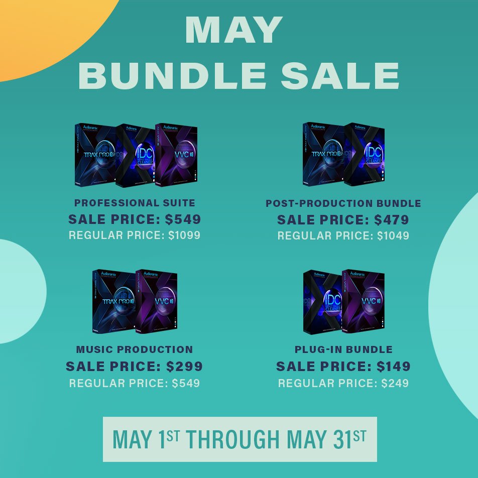 audionamix's tweet photo. Save big this month on ADX bundles! #audioengineer #adxtrax #vocalisolation #audiosourceseparation #postproduction #musicproduction https://t.co/Okb29L6s3N