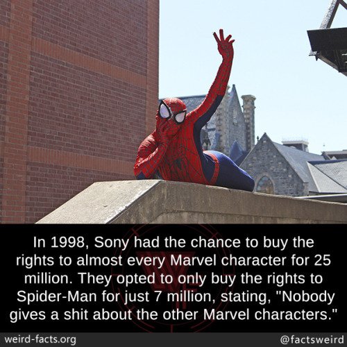 edbreakdotcom's tweet photo. In 1998, Sony had the chance to buy the rights to almost every... Facts - #education #giveaway #quote #LifeChangingTipsForStudents #inspiration #life #metoo #facts #newprofilepic #ff #follow #photography #nature https://t.co/BPRFofGPnd