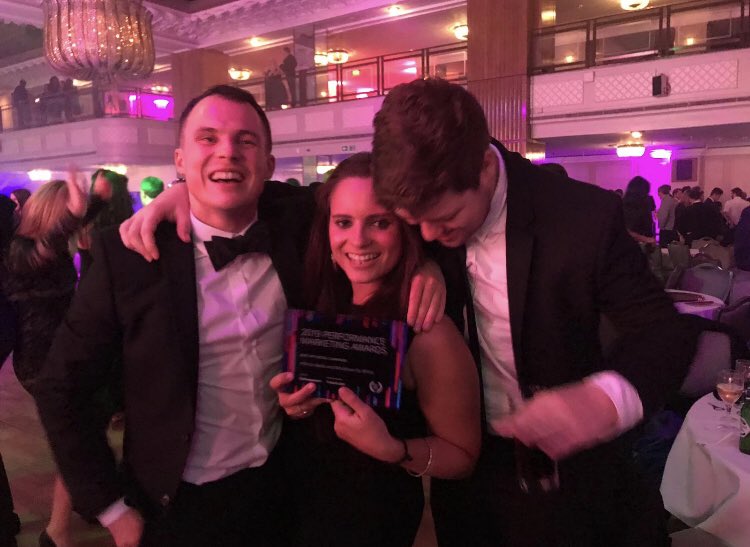 InflectoMedia's tweet photo. What an amazing night at the @pm_awards for team Inflecto, winning Best App campaign for our work on BPme alongside @mindshare_uk https://t.co/vlMTagGjnt
