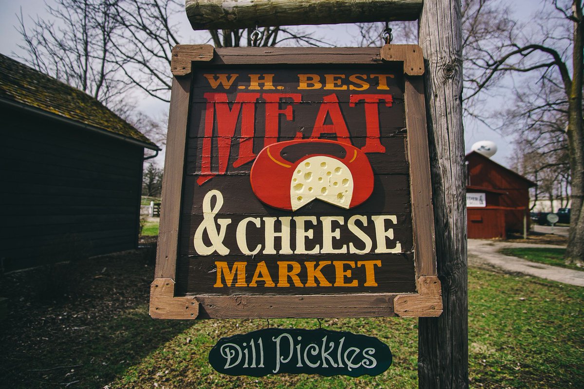 Our W. H. Best Meat &amp; Cheese Shop, an 1860s log cabin, is named for one of Nappanee’s first meat markets, and stocks some of the most flavorful country-style #meats and #cheeses to be found. 

Learn more about shopping at #AmishAcres on our website at buff.ly/2vsZKjl!