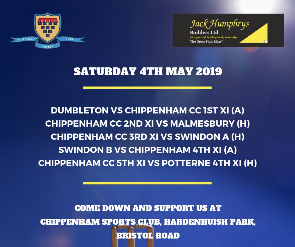 It’s finally here! 🙌🏻 League cricket returns on Saturday with all five teams getting their campaigns underway in the <a href="/WEPLCricket/">West of England Premier League</a> &amp; <a href="/WiltsCricket/">Wiltshire Cricket 🏏</a> leagues. Good luck to everyone representing the Nam!