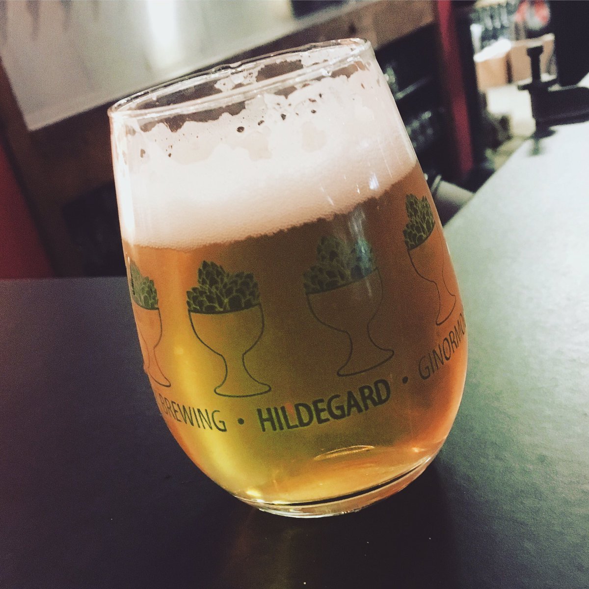 BenchmarkBrew's tweet image. Hildegard is on tap at both of our locations, available for growler fills and pours for your enjoyment here. We even have a few keeper glasses left. Cheers!