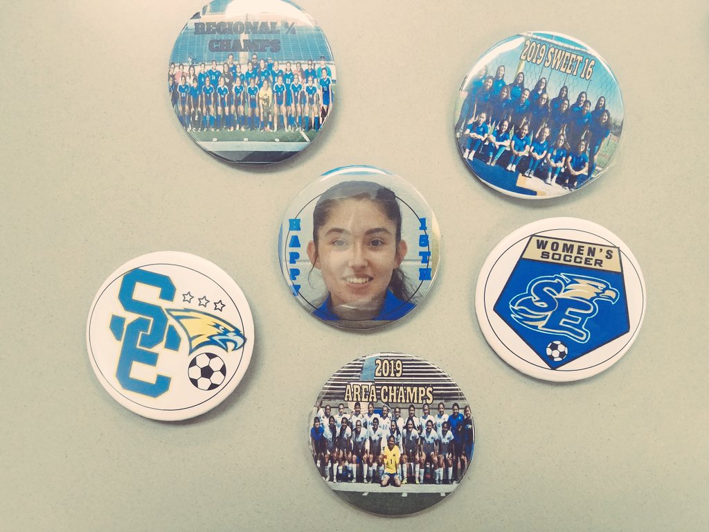 Coach_Obed's tweet photo. It's that time of the year again. Spring fiesta time!!!! We will be selling buttons. We will have pre-made ones and we will be making some on the spot. Tell your friends and be immortalized in a button. #sehsthebest #mychoiceSEISD #SPRINGFIESTA #buttonlife #esmesbday https://t.co/JrOzzHQBji
