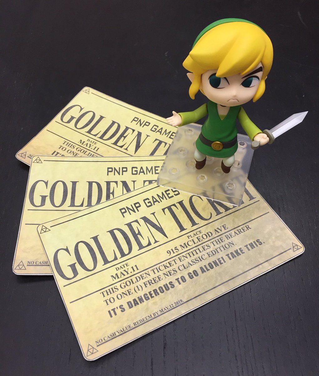 PNPGames's tweet photo. Free Video Game Day is a little over a week away!
One gift at each location will also contain a GOLDEN TICKET entitling the bearer to a FREE NES Classic Edition!
See you Saturday, May 11th at 10:00AM, #Winnipeg!
#FreeVideoGameDay #VideoGames https://t.co/3orkDK6Cmo
