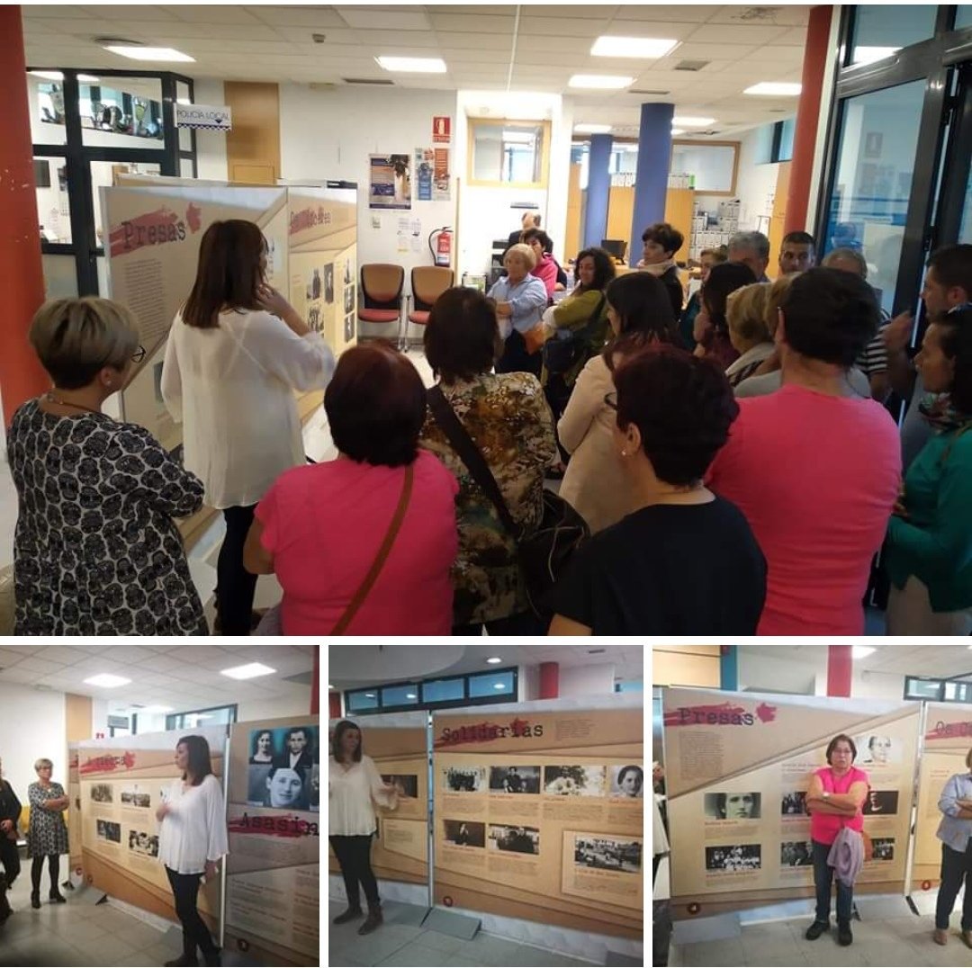 Onte a nosa voceira, Marta Freire, acudíu á inauguración da exposición "Rexas" da Deputación de Pontevedra, sobre as mulleres represaliadas polo franquismo. 
Podedes visitala na Casa do Concello.