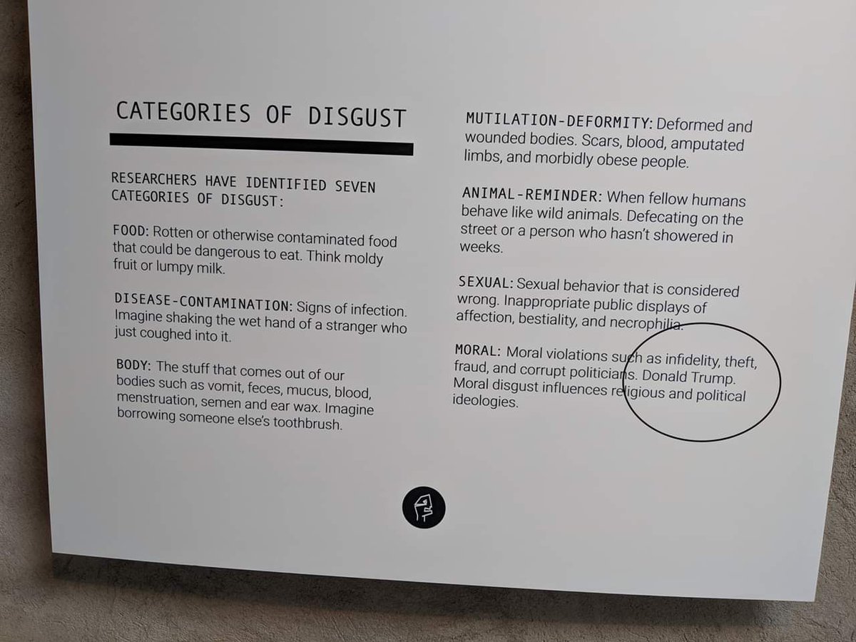 MonikaHilm's tweet photo. Hilarious at the museum of disgusting food in Malmö, Sweden there is a "Category of Disgust" and look who is featured.. 😂🤣😂 https://t.co/WLm0DBKucl