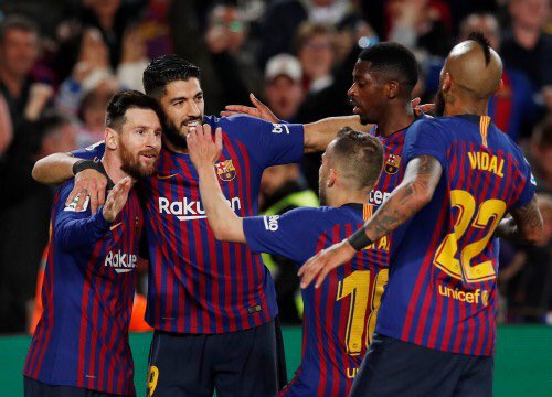 ⚽️Congratulations Barcelona on your win against Liverpool⚽️ #thegeorgepayneirishbar #thegeorgepaynebcn #party #blackouttray #barcelona #fcbarcelona #semifinals #thursday #thursdaynight #championsleague #uefachampionsleague #liverpool #win #champions @leomessi @fcbarcelona