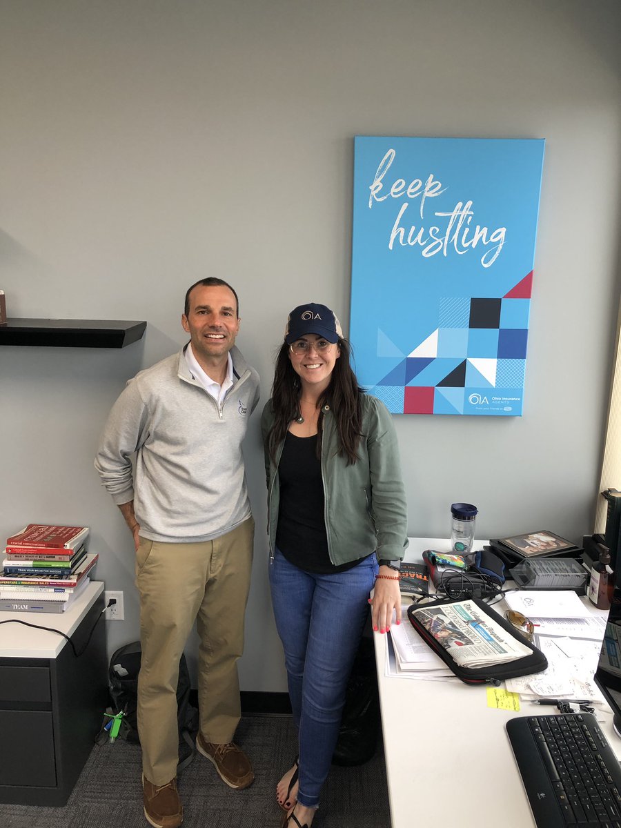 Love the message &amp; new sign from our friends @Forge3 <a href="/JeffTeschke/">Jeff Teschke</a>. Proudly hanging in the new <a href="/OhioInsAgents/">OIA</a> office. @Forge3 is an innovative group doing awesome things for #independentagents. #keephustling @ashhfitz