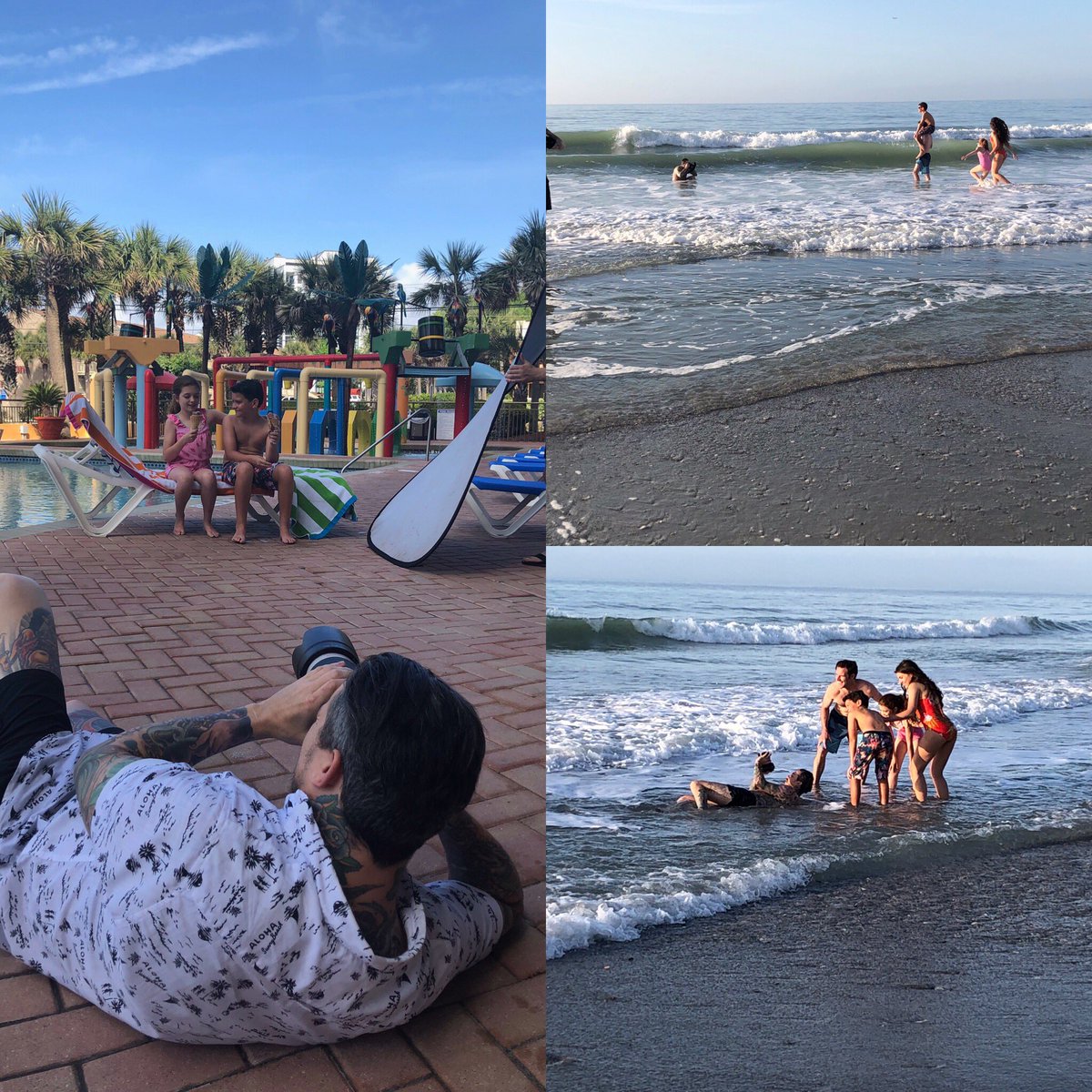 73_deville's tweet image. What a way to spend a May Day! Capturing awesome shots for the new direct mail campaign for VacationMyrtleBeach.com! Special cred to photographer Scott Smallin for seriously “soaking it all in” to get the perfect pic! #beachlife