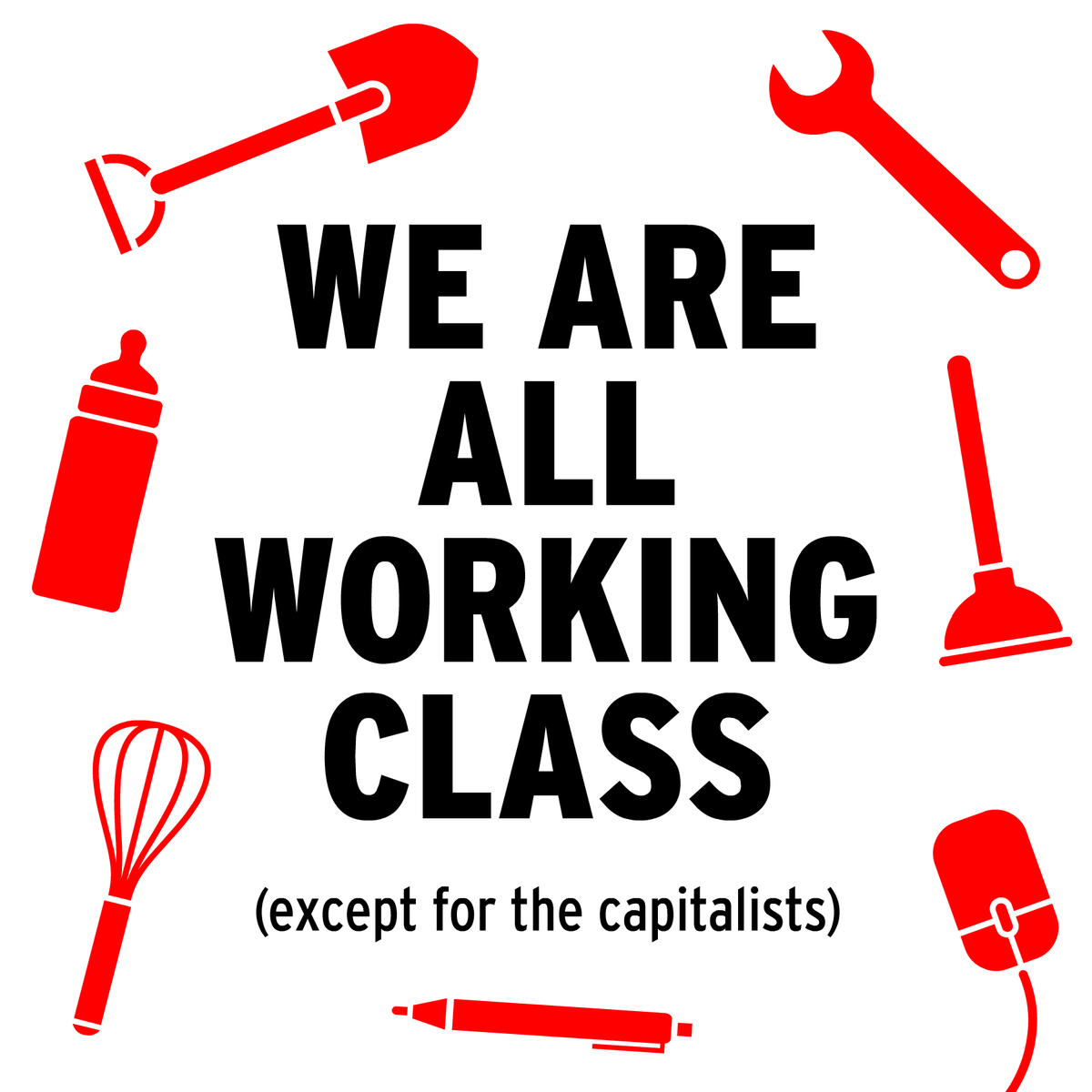 DemSocialists's tweet photo. Parenting is work
Programming is work
Prison labor is work
Farm labor is work
Sex work is work

We are all workers (except for capitalists)

Happy #MayDay y'all! https://t.co/I8zvGFgmBr