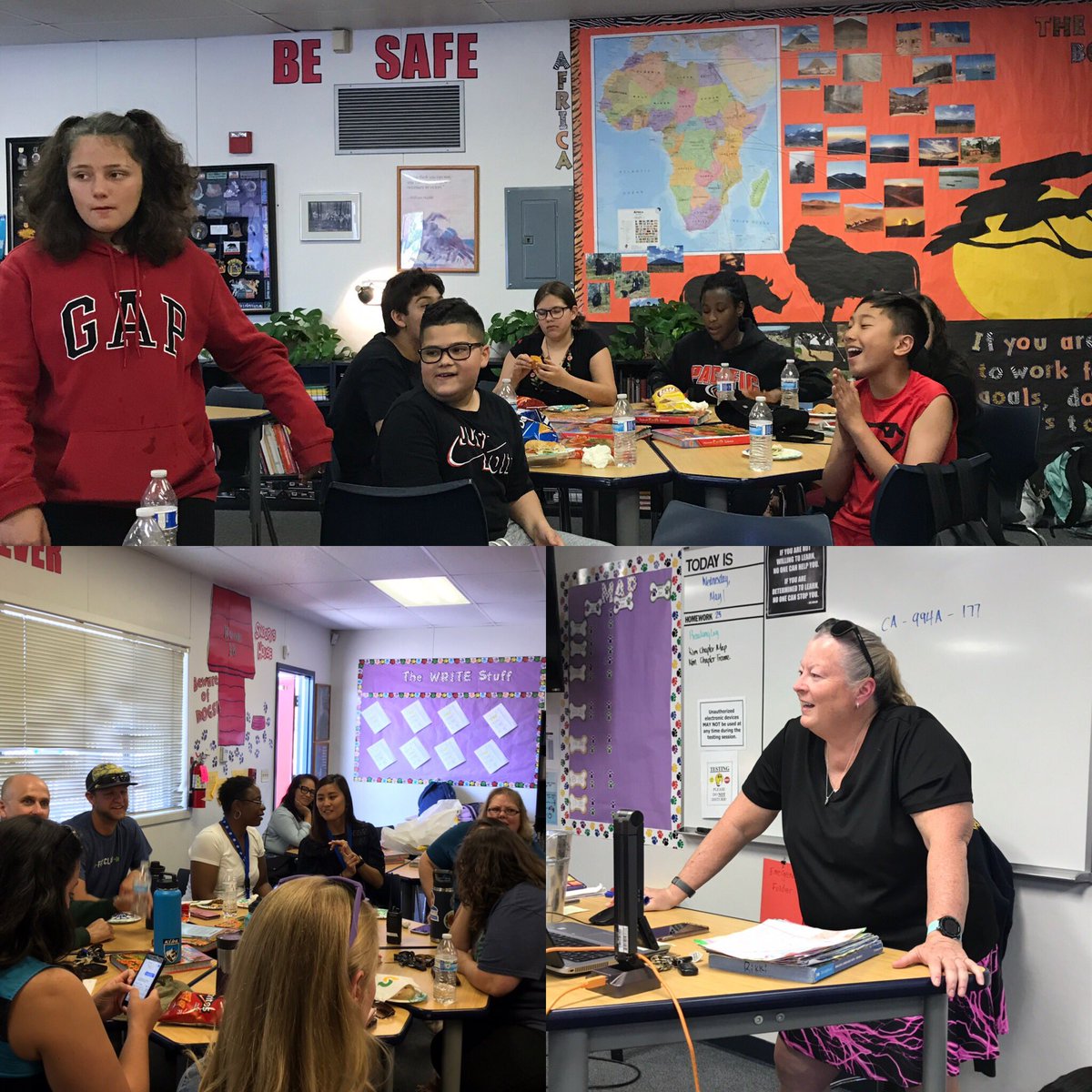 vickiej10's tweet photo. Teachers vs. Students Battle of the Books @Dover_Academy happening right now #doverstudentsarehardtobeat #yikes https://t.co/r87oz70lor