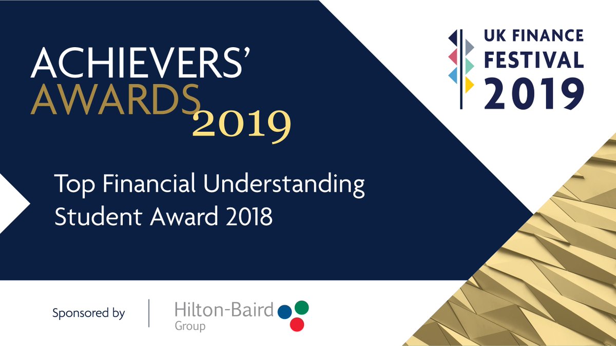 UKFtweets's tweet photo. Congratulations to Sophie Motteram of @UltimateFinance, winner of the Financial Understanding Student Award 2018, sponsored by @HiltonBaird, at tonight's #UKFinFest Achievers' Awards 2019. https://t.co/yAhMUqakqI