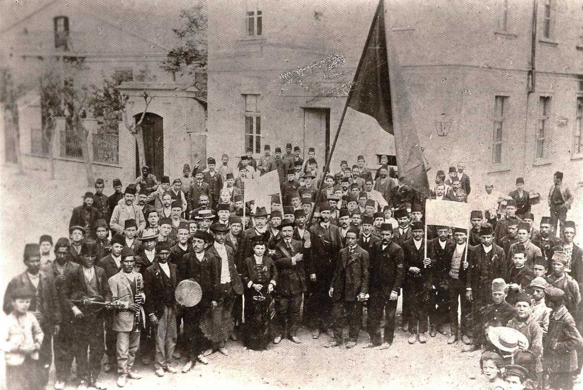  #MayDay in Skopke, Macedonia, 1909./20 #InternationalWorkersDay  #DiaDelTrabajador  #1Mayo  #1Mai