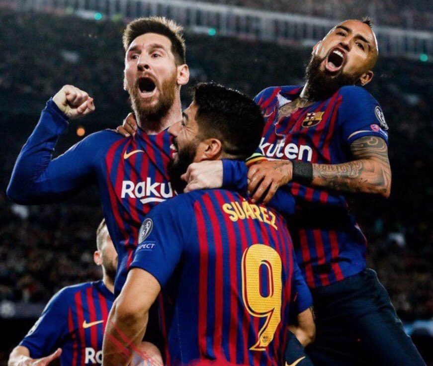 PelotadeTrapoo's tweet photo. Barcelona goleó 3-0 a Liverpool y prácticamente selló su pase a la final. Abrió la cuenta Luis Suárez y Lionel Messi cerró la goleada con un doblete. Barça sufrió a comienzos del 2T cuando los de Klopp atacaron más. Salah tuvo un tiro en el palo y desperdició la chance de empatar https://t.co/FoeMBar9FD
