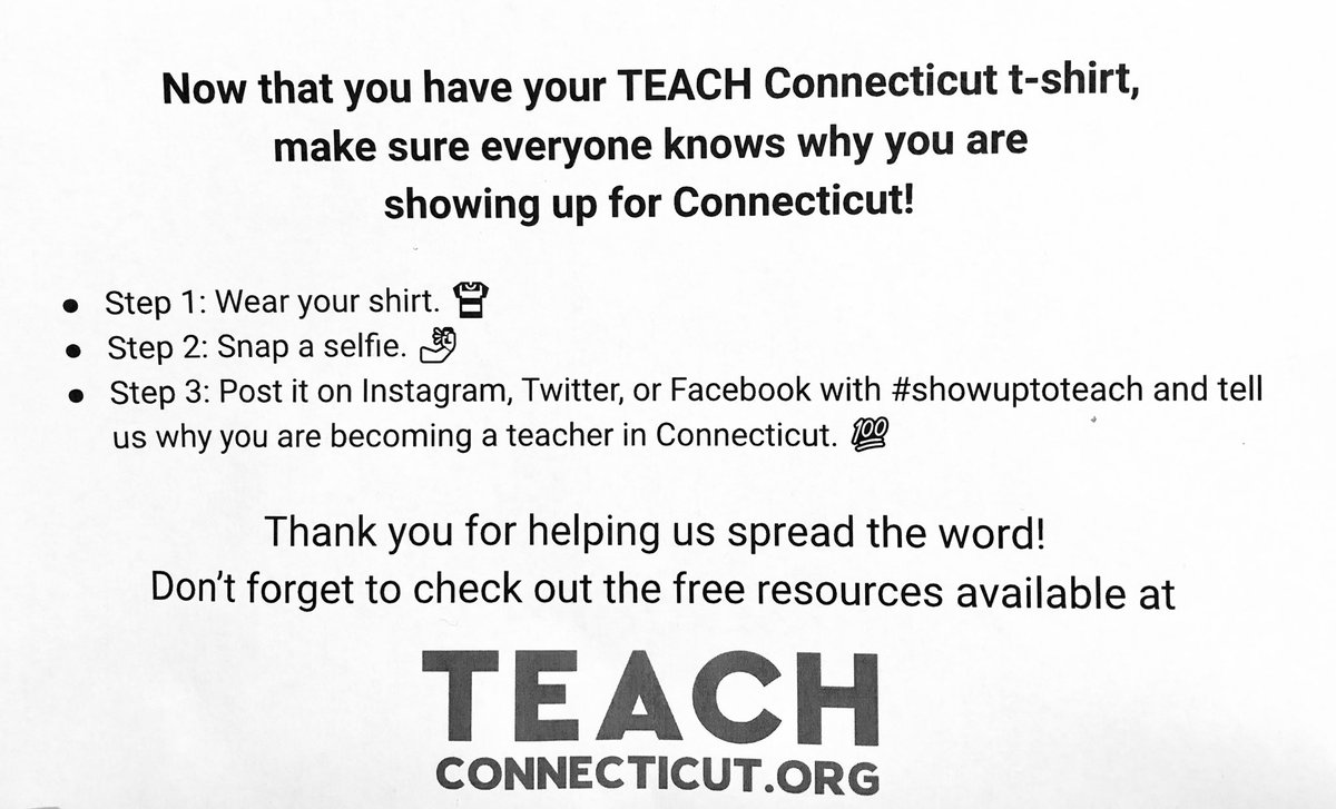 EasternEdClub's tweet image. We #showuptoteach to inspire and motivate the next generations of students to think bigger and more creatively to reach their goals! —&amp;gt; post in YOUR “Teach CT Shirt” &amp;amp; use the hashtag above - and use your #words to be #heard! 🌐📘✏️