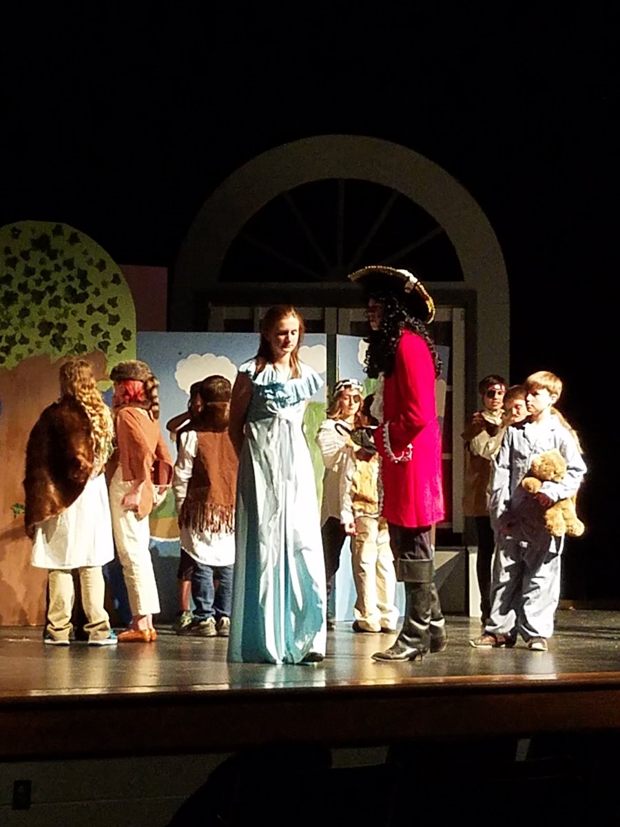 Captain Hook has some spots open on his crew. Come see if you could make the cut.  Shows tomorrow and Friday at 7pm in the KW MS/HS auditorium. #peterpan #kwmstheater #whatmakeskwgreat