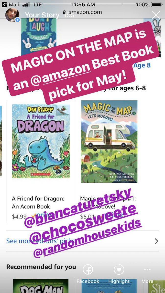 courtneywrites's tweet photo. So thrilled by this news, @amazon! #magiconthemap @BiancaTuretsky @randomhousekids https://t.co/YmNejk2GjT