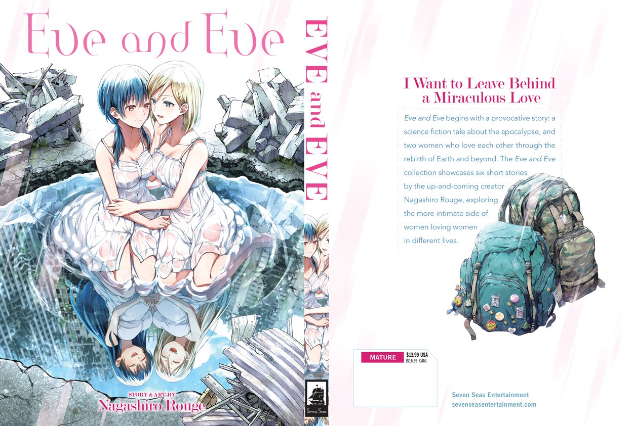 Seven Seas Entertainment on X: EVE AND EVE | Nagashiro Rouge |  self-contained manga, sexy sci-fi #yuri stories | $13.99 | Mature Audiences  | May 28, 2019 t.comRG0HCE8Dp t.co0W5qsm4ZMg  X