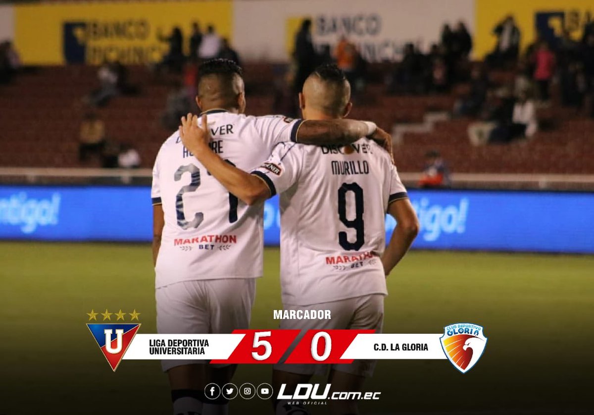 LDU_Oficial's tweet image. Termina el cotejo #LDUvsGLO con goleada de LIGA en el #EstadioRodrigoPaz. En esta ocasión anotaron:
Andrés Chicaiza ⚽️
Kevin Minda ⚽️
Rodrigo Aguirre ⚽️⚽️
Christian Martínez Borja ⚽️

¡Nos volveremos a ver, nuevamente en nuestra casa, el día sábado 4 de mayo!