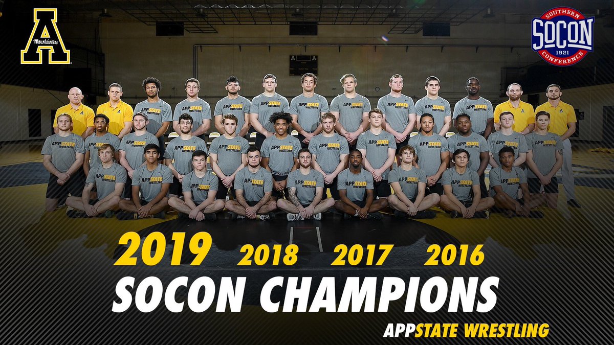 CoachJMBentley's tweet photo. Great night at the #Appspys2019 . This @AppWrestling group has me reflecting on what this senior class has accomplished. 4️⃣ Conference Championships 4️⃣ Top 25 National rankings 6️⃣ Top 25 victories 7️⃣Power 5 wins 2️⃣ National Duals appearances #Proud #ReachTheSummit https://t.co/bNL1ND26KJ