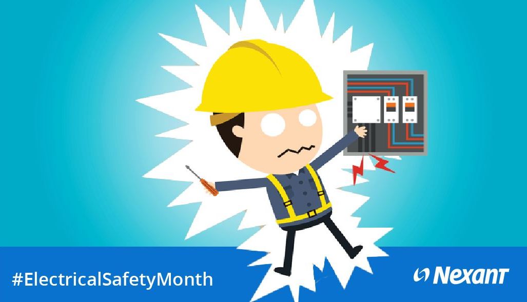 Don't let this be you. May is #ElectricalSafetyMonth!  Today's tip: Pay close attention to the condition of electrical equipment and take action to correct problems to help ensure your safety and the safety of those around you.